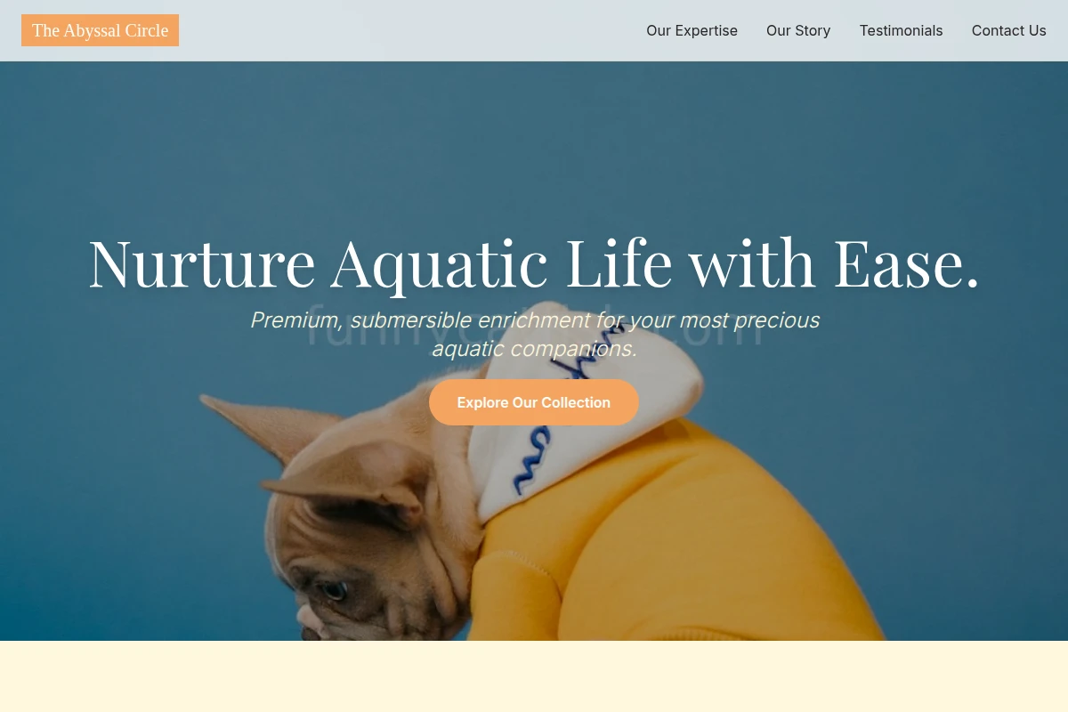 Submerged Pet Toys